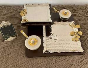 Bandeja para servir aperitivos de comida de gran tamaño, plato para aperitivos con cuenco de inmersión y soporte para pañuelos, plato para aperitivos, ocasiones de fiesta - Product Image 2