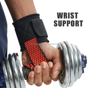 Printed 100% Cotton Weightlifting Straps Support Braces Wraps Belt Custom Logo <b>Webbing</b> Durable Non-slip - Product Image 4