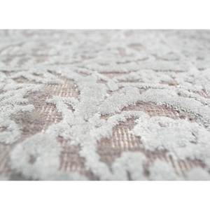 Tapis rectangulaire en laine et soie de bambou tissé à la main Konstrukt Blue HWB-5013, motif médaillon, pour couloir et salon - Product Image 3