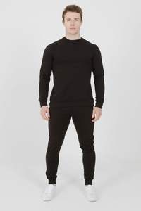Ensemble de survêtement streetwear personnalisé avec logo imprimé, vêtements de sport d'hiver, ensemble de survêtement deux pièces vierge, survêtement homme avec logo personnalisé - Product Image 2