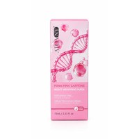 Carton cosmétique rose personnalisé et attrayant avec design graphique DNA pour l'emballage des soins de la peau