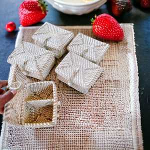 Wholesale Price Handmade Eco-Friendly Natural Sabai Grass <b>Square</b> Shape Storage <b>Basket</b> Box for Home - Product Image 4