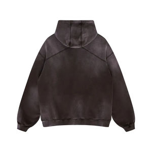 เสื้อกันหนาวมีฮู้ดโอเวอร์ไซส์ผู้ชายผ้าฝ้าย100% แบบสวมหัวมีฮู้ดโอเวอร์ไซส์วินเทจมีฮู้ดโอเวอร์ไซส์สำหรับผู้ชาย - Product Image 2