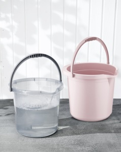 Cubo de Limpieza de Plástico Ecológico Duradero de 14L con Asa, Ligero, Multiusos, Apto para Agua Hirviendo, para Uso Doméstico - Product Image 5