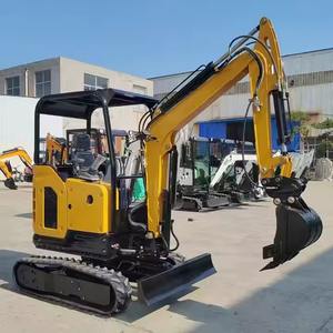 Mini excavadora de 3 toneladas, 3,5 toneladas, excavadora hidráulica sobre orugas de 1 tonelada, excavadora con componente de motor central, envío gratis - Product Image 5