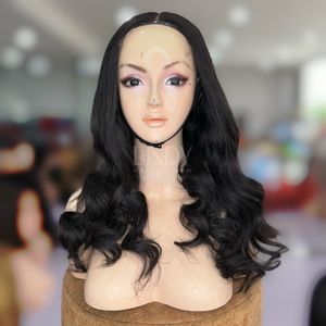 Mejor precio 100% pelo vietnamita Super doble dibujado ondulado Color Natural peluca - Product Image 1