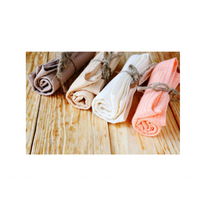 <b>Biodegradable</b> Lightweight 100% Cotton Embroidered Greyish Kitchen Towels Reusable Affordable Ideal for Professional Kitchens - Product Image 4