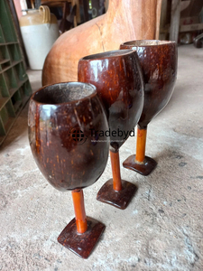 Holiday Coconut Cup Gift Set Eco Friendly Natural Shell Drinkware para regalos de Navidad por Tradebyd - Product Image 5