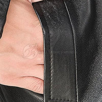 Manteau d'hiver long pour homme grande taille, en cuir, avec rembourrage en camel, respirant, col roulé, couleur personnalisable, vente en gros, haute qualité, tendance