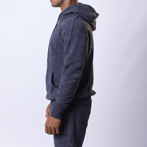 New Wash Distressed Men's Pullover Acid Wash Hoodie Oversize Double Pull Hoodies Precio barato - Product Image 2