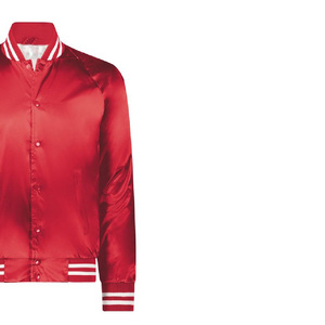 Nuevas chaquetas de seda para hombre a la moda, logotipo personalizado, chaqueta universitaria de satén de béisbol Letterman, chaquetas para hombre - Product Image 6