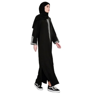 Meilleure vente 2023 dernière conception de vêtements islamiques de haute qualité Abaya vente en gros couleur personnalisée ODM - Product Image 2