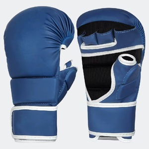 Custom Logo MMA Sparring <b>Gloves</b> Black White Synthetic Leather Sports <b>Gloves</b> Leather MMA <b>Gloves</b> MMA Gear Sparring Grappling <b>Glove</b> - Product Image 4