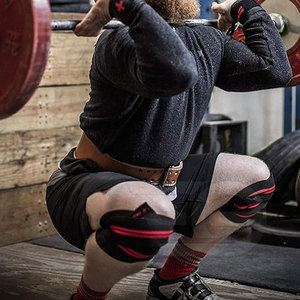 แผ่นรองเข่าป้องกันแรงกระแทกสำหรับวอลเลย์บอล บาสเกตบอล ปั่นจักรยาน เดินป่า กีฬากลางแจ้ง อุปกรณ์ป้องกันเพื่อความปลอดภัย ปรับระดับได้ - Product Image 6