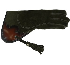 Offre Spéciale de service OEM Gants en cuir de vachette fauconnerie sur mesure Gants et équipements à 2 couches en cuir de vachette fauconnerie - Product Image 1