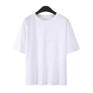 Venta al por mayor 100% algodón 230gsm camisetas de manga corta logotipo personalizable impreso camiseta de gran tamaño de los hombres lavado ácido camiseta - Product Image 6