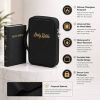 Housse de Bible ignifuge et étanche robuste, étui de voyage portable anti-odeur pour appareils électroniques, sacs et étuis à usage spécial