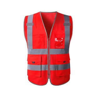 Chaleco DE SEGURIDAD reflectante de alta visibilidad para trabajadores de la construcción de seguridad Ropa de saneamiento esencial para un trabajo seguro - Product Image 1