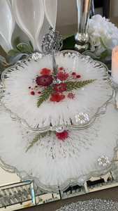 DIY ถาดผลไม้ทรงกลม3ชั้นแม่พิมพ์ซิลิโคนสำหรับทำมือถาดชาอีพ็อกซี่ - Product Image 3