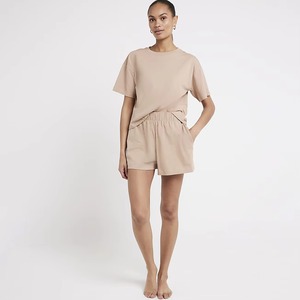 2025 été hommes vêtements deux 2 pièces t-shirt et short ensemble unisexe tenue personnalisé court correspondant ensemble pour hommes - Product Image 2