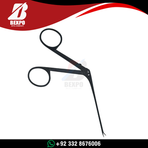Pinces Alligator Micro-ENT Réutilisables 8 cm, Forme de Coupe, Revêtement Noir, Instrument Manuel pour Dissections Délicates de l'Oreille, du Nez et de la Gorge - Product Image 6