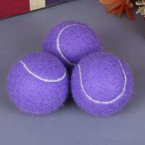 Pelota de tenis de color macarrón con logotipo personalizado Pelotas de tenis de goma natural de color pastel para entrenamiento - Product Image 4