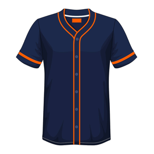 Uniformes de baseball à sublimation numérique Vente en gros de tissu maillé personnalisé Maillot de baseball professionnel pour adultes - Product Image 1