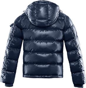 Chaqueta gruesa y brillante para hombre, venta al por mayor, chaquetas acolchadas impermeables ligeras multicolores de marca para hombre, chaqueta de nieve - Product Image 2
