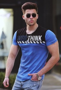 T-shirt à manches courtes décontracté pour hommes, couleur unie ou imprimé, coton ou polyester, Streetwear d'été OEM, T-shirt avec logo personnalisé - Product Image 2