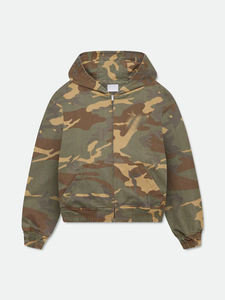 Chaqueta de Trabajo de Lona de Camuflaje para Hombre, con Capucha, Chaqueta de Trabajo de Lona Resistente Personalizada para Hombre - Product Image 6