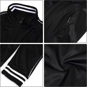 Conjunto Deportivo de Invierno para Hombre, Estampado y Liso, con Mezcla Ligera de Poliéster/Algodón, Secado Rápido y Transpirable para Comodidad Diaria - Product Image 6