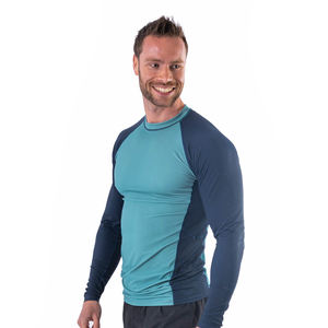 Rashguard MMA personnalisable léger à manches longues, respirant, compressif, impression par transfert thermique, Spandex/Polyester - Product Image 2