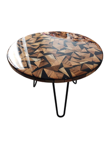 โต๊ะกาแฟอีพอกซีเรซินอีพ็อกซี่แบบตั้งโต๊ะสไตล์นางฟ้าดีไซน์โดดเด่นสำหรับเฟอร์นิเจอร์บ้านหรือโรงแรม - Product Image 4