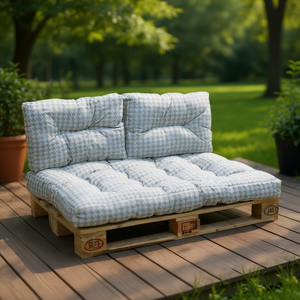 Cojín para Sofá de Exterior de 2 Plazas Amicasa, Gris 9878440, Elegantes Cojines y Almohadas para Exteriores - Product Image 3