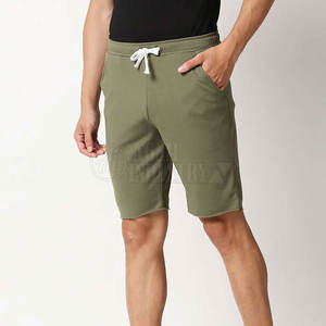 Custom Printed Logo Solid Casual 100% Cotton Breathable Gym <b>Shorts</b> for <b>Men</b> Pakistan Manufactured - Product Image 5