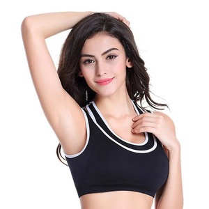 สปอร์ตบราสำหรับผู้หญิงเสื้อครอประบายอากาศได้แบบไขว้ด้านหลังเป็นรูสำหรับออกกำลังกายวิ่งออกกำลังกายโยคะเสื้อกันแรงกระแทกมีให้เลือก6สี - Product Image 2