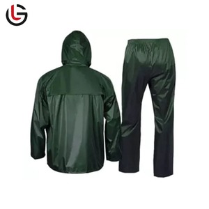 Trajes de lluvia de tela de tafetán cómodos para todo el día para hombres y mujeres, Material duradero, ventilación transpirable, diseño elegante de marca personalizada - Product Image 2