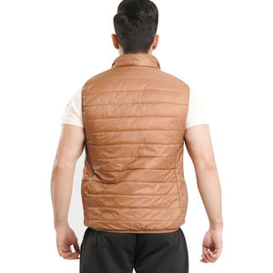 Gilet chaud matelassé pour hommes 100% haute qualité hommes hiver coupe-vent gilet vêtements d'extérieur décontracté matelassé sans manches gilet - Product Image 6
