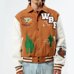 Chaquetas Varsity de Borrego Antibacterianas para Hombre y Mujer, de Alta Calidad, en Todos los Tamaños y Colores, Estilo Nuevo con Cuello Alto - Product Image 1