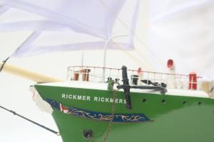Maquette de voilier en bois RICKMER RICKMERS | Cadeau nautique fait main pour Noël, anniversaire et vacances - Product Image 5