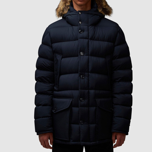 Vestes matelassées pour hommes, manteau d'hiver chaud et isolé, léger, doux, décontracté, streetwear, ski, neige - Product Image 1