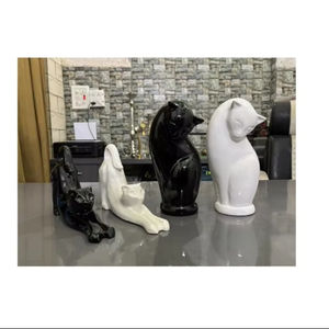 Aluminum Cat Figure Cremation <b>Urns</b> for <b>Pet</b> Ashes Cat Sculpture <b>Urn</b> for Ashes Enamel Cat Cremation Ash Storage Figurine <b>Pet</b> <b>Urns</b> - Product Image 1