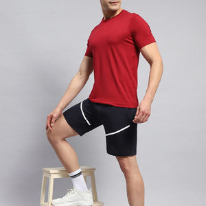 Shorts de sport Hip Hop pour hommes en polyester/nylon personnalisés, taille élastique, cordon de serrage externe, coupe-vent, séchage rapide, respirant, écologique - Product Image 5