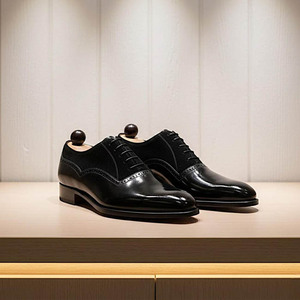 Nouvelles chaussures Oxford pour hommes en cuir véritable de haute qualité, faites à la main, à bout pointu, à enfiler, semelle épaisse, imperméables, respirantes, décontractées et formelles - Product Image 2