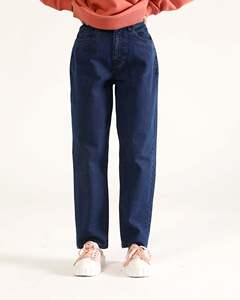 Pantalones Vaqueros bootcut para mujer hechos con algodón elástico, pantalones vaqueros transpirables de secado rápido, pantalones vaqueros rectos sueltos de cintura alta - Product Image 1