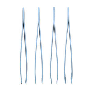 Ensemble de pinces à épiler professionnelles en acier inoxydable à pointe inclinée et pointue, réutilisables et durables, de luxe - Product Image 5