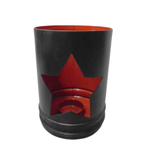 Décoration d'éclairage de noël de table T Lite support votif rond en fer/jute noir mat pour bougies pour décorations d'éclairage - Product Image 3