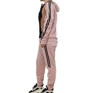 Ensemble de survêtement 2 pièces pour femmes de haute qualité, streetwear, tissu polaire premium uni, impression/broderie personnalisée, séchage rapide - Product Image 6