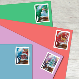 Pegatinas navideñas retro americanas para el día de San Valentín, invitaciones de boda, tarjetas de cumpleaños, tarjetas navideñas para enviar por correo - Product Image 1