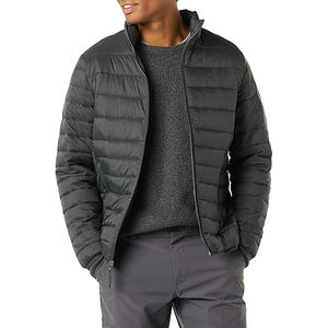 High Demand Puffer <b>Jacket</b> 2025 Custom Logo <b>Men</b> Waterproof Lightweight Insulated Winter Outerwear OEM Bulk Supplier - Product Image 1